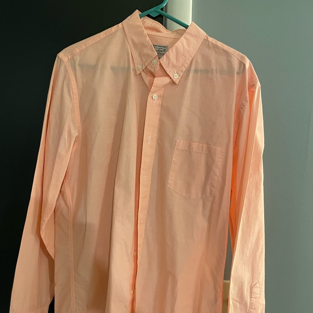 J Crew Shirt. Size L. Pink.